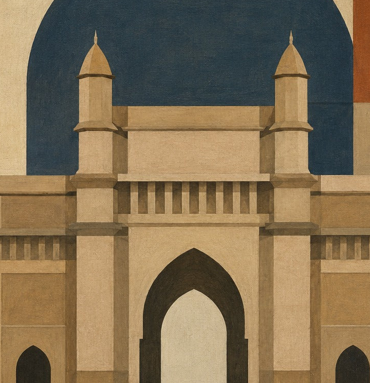 Indo-Bauhaus – “Dvāra Sāgara”: Abstraction of the Gateway of India