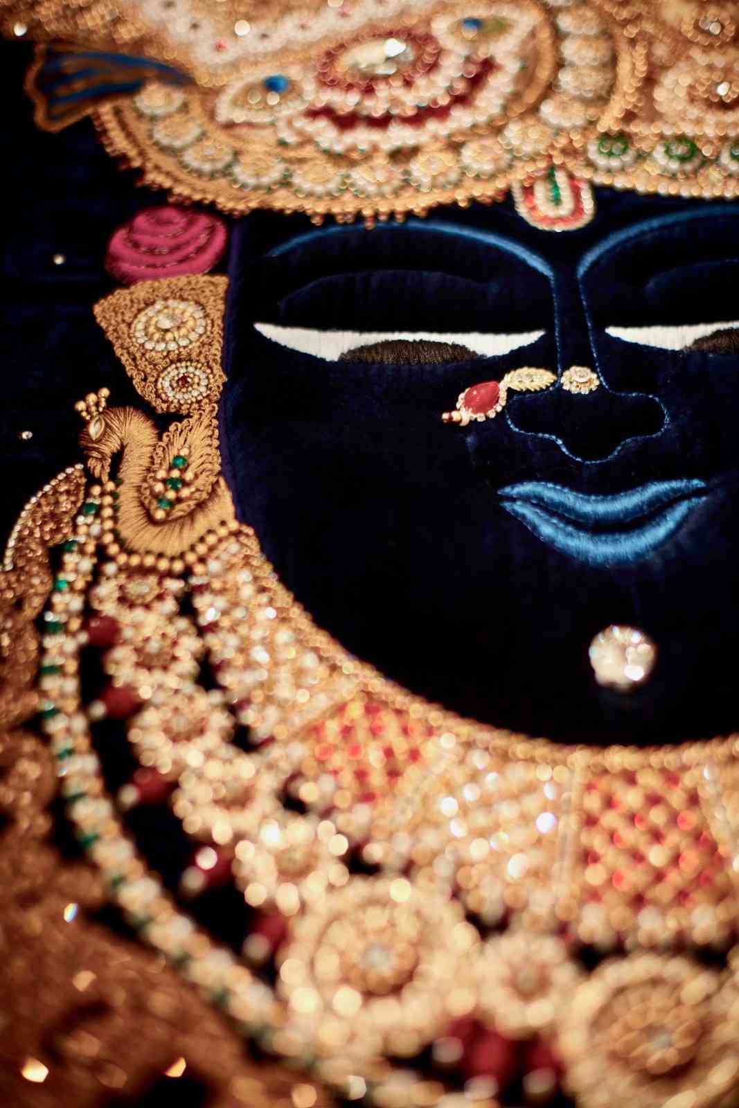Bade Shree Ji Mukharvind Tapestry
