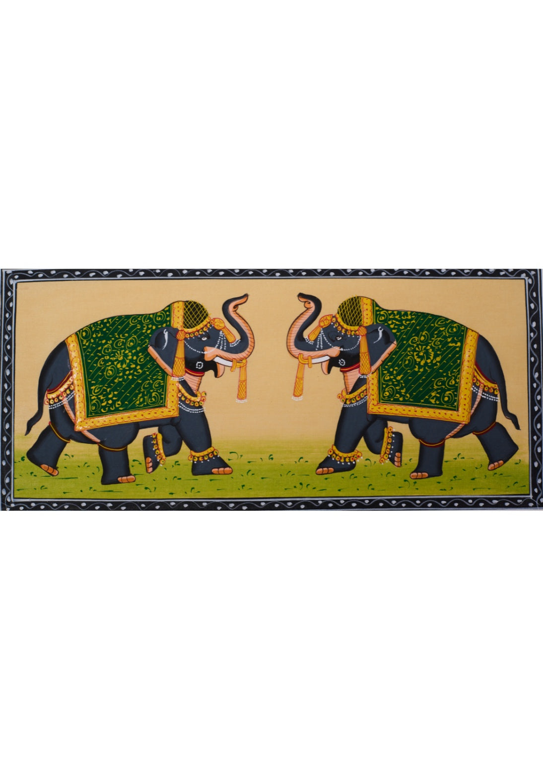 Pattachitra Painting- Elephants