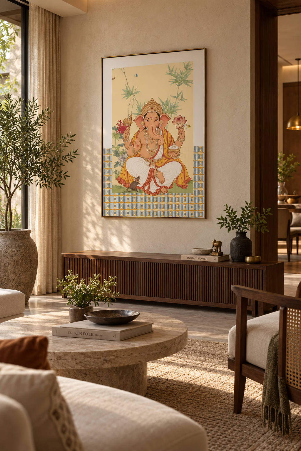 Art print - 'Ganesha' The Auspicious One - Indian Contemporary Print