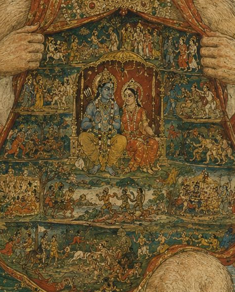Hanuman’s Heart: The Revelation of Devotion Print