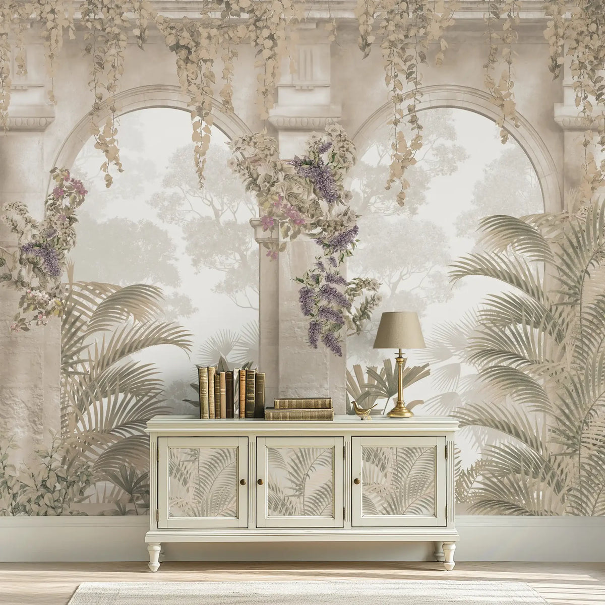 Palace Echoes: “Heritage Arches” Wallpaper