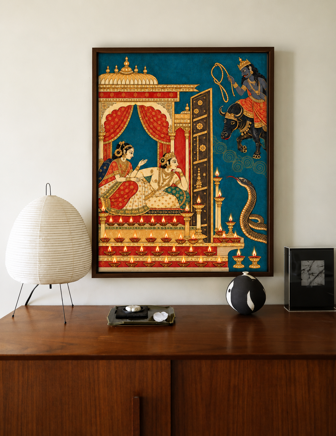 Art Print – “Yamadeepa”: The Lamps That Turned Away Death