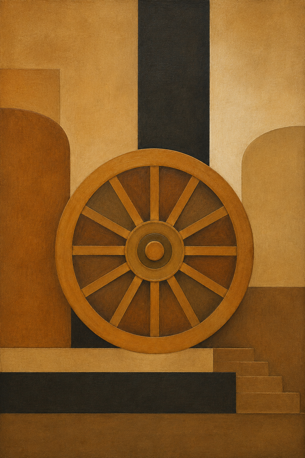 Indo-Bauhaus – “Kāla Chakra”: Abstraction of the Konark Sun Wheel
