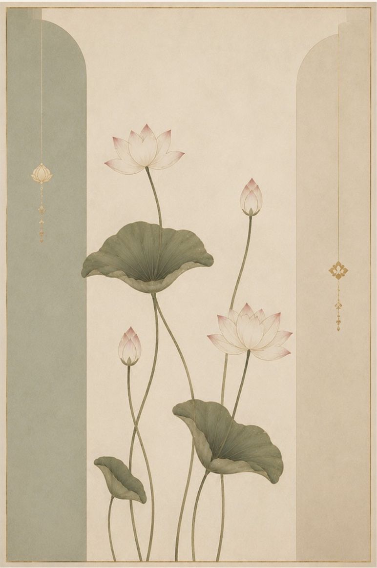 Pichwai – “Kamal Prabha”: Lotus of Quiet Illumination