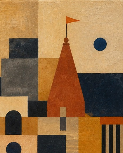 Indo-Bauhaus - “Kashi Rekha”: Abstraction of Varanasi Ghats