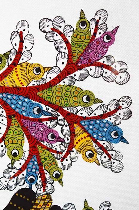 Mayur Vriksha – “The Peacock Tree” Gond Art