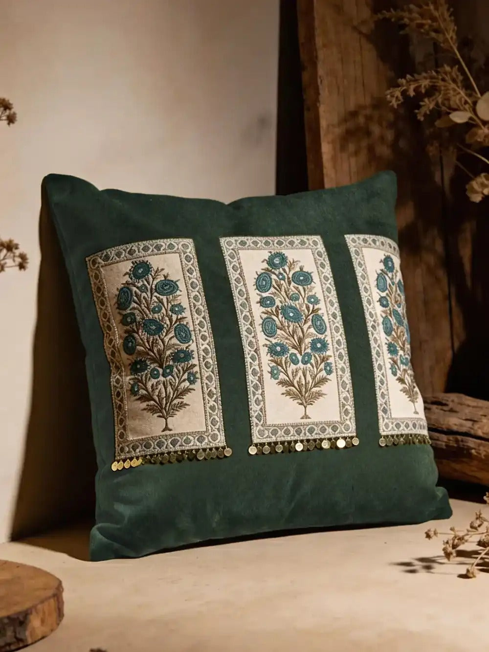 Nayab Pure Velvet Cushion Covers – Set of Two