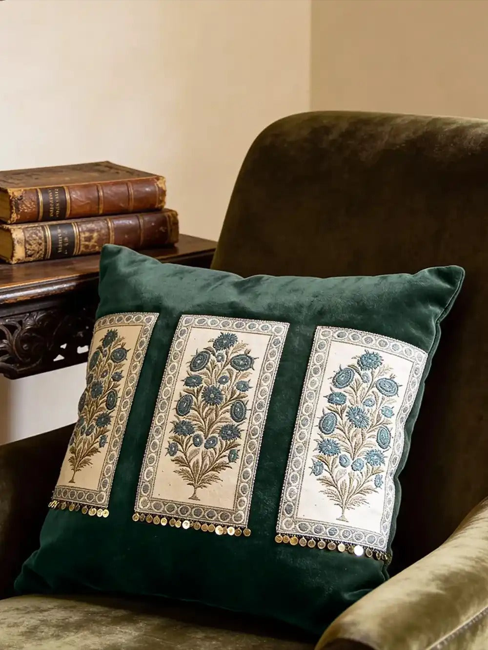 Nayab Pure Velvet Cushion Covers – Set of Two