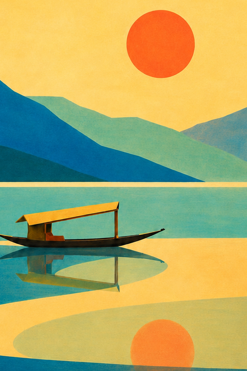 Indo-Bauhaus – “Nila Sarovara”: Abstraction of Kashmir’s Dal Lake