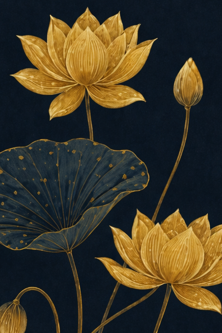 Pichwai – “Nisha Kamal”: The Lotus of the Night