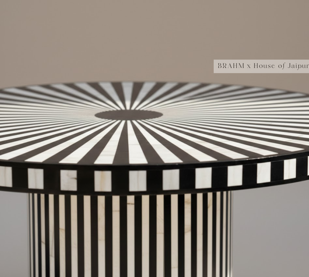 Nova Mother of Pearl Inlay Dining Table