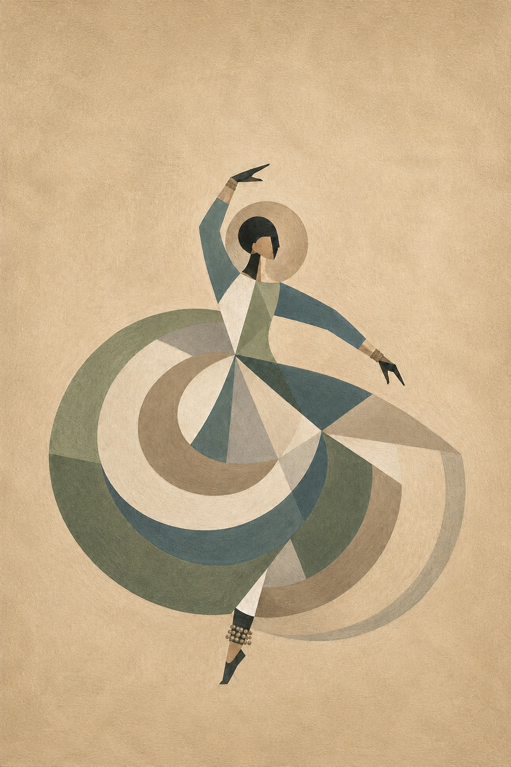 Indo-Bauhaus – “Nritya Mandala”: Abstraction of Kathak in Motion