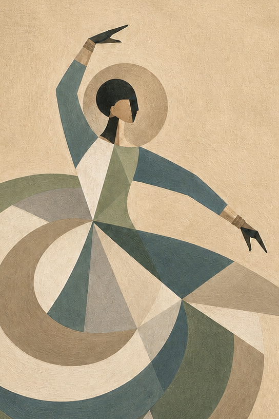 Indo-Bauhaus – “Nritya Mandala”: Abstraction of Kathak in Motion