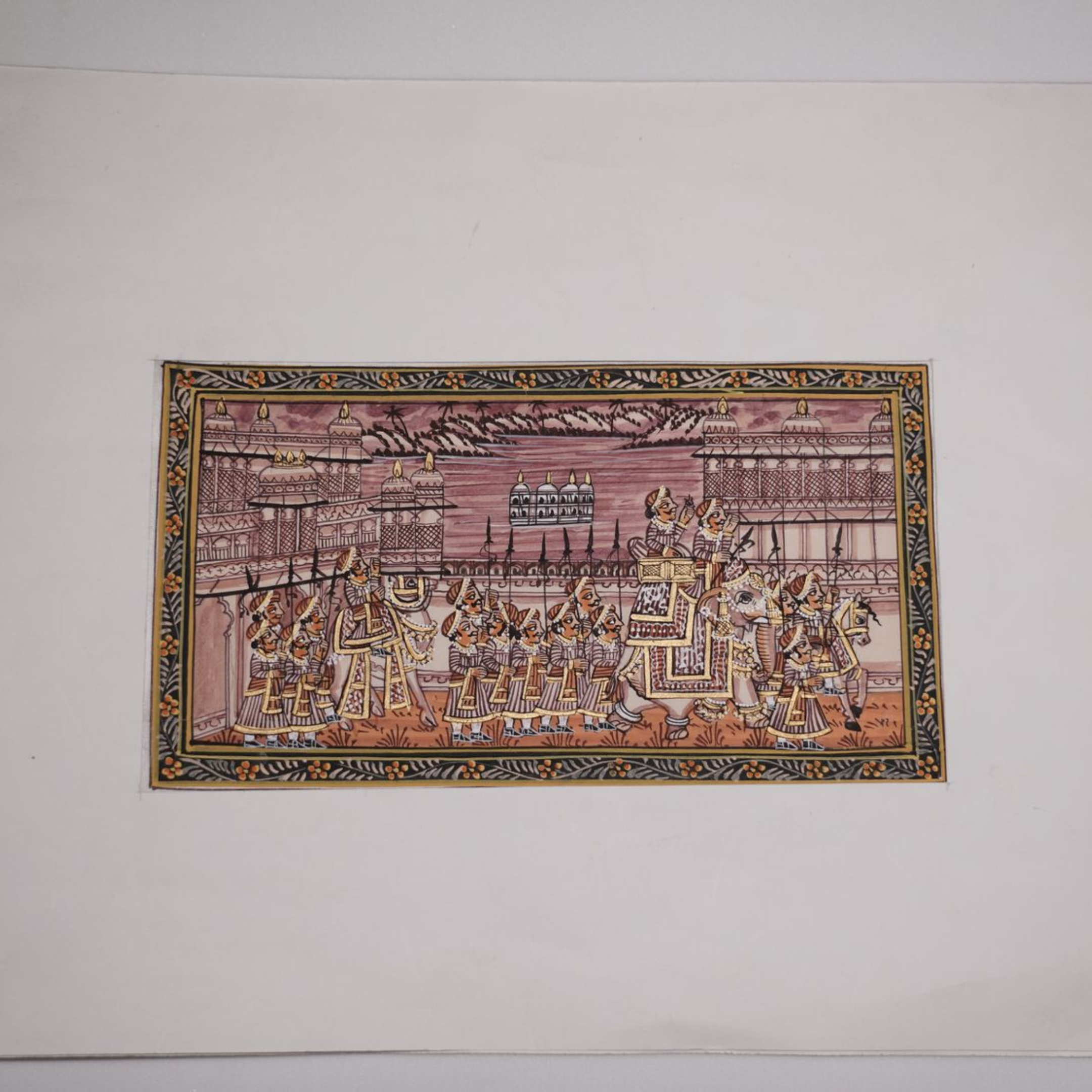 Miniature Painting – Red Udaipur Army