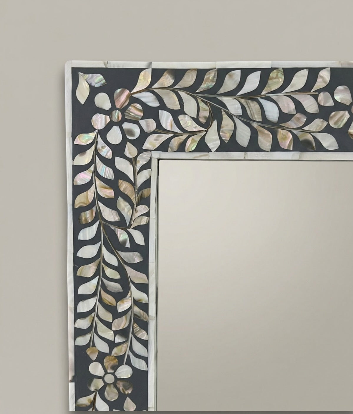 Pearl Vine Mother of Pearl Inlay Wall Mirror