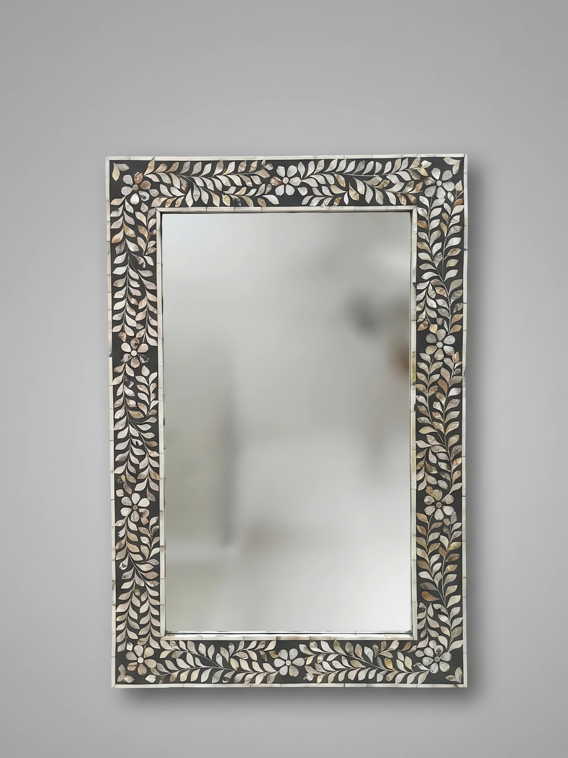 Pearl Vine Mother of Pearl Inlay Wall Mirror