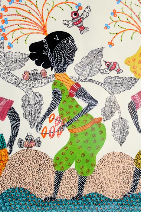 Prakriti Geet – “Song of Nature” Gond Art