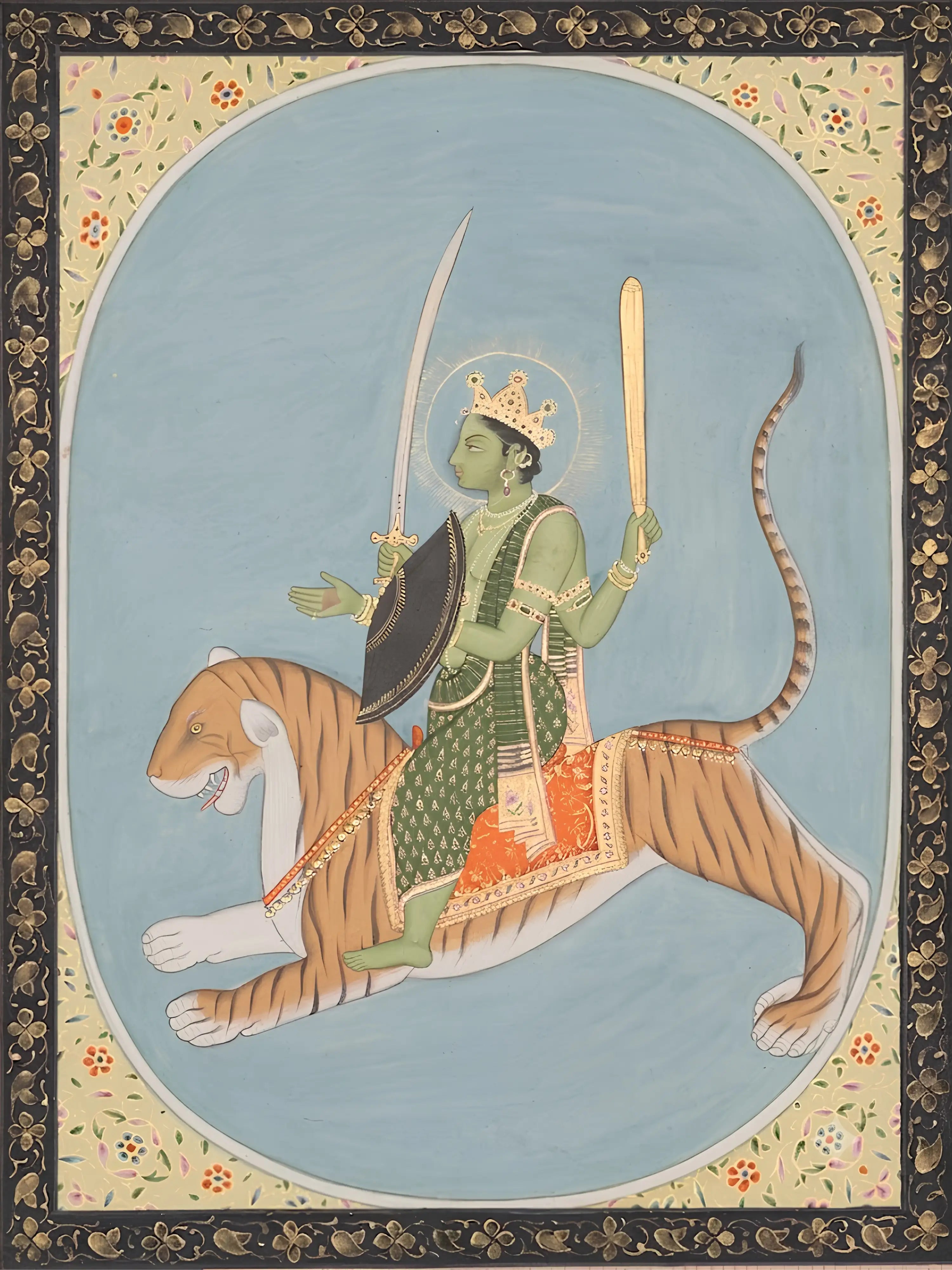 'Mars, from a Mandi Astrology Series' Canvas Cloth Print, c.1810