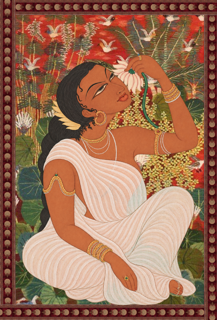 'Padma' The Lotus Bearer - Indian Prints