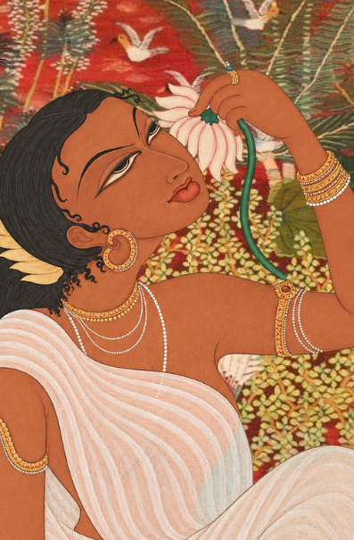 'Padma' The Lotus Bearer - Indian Prints