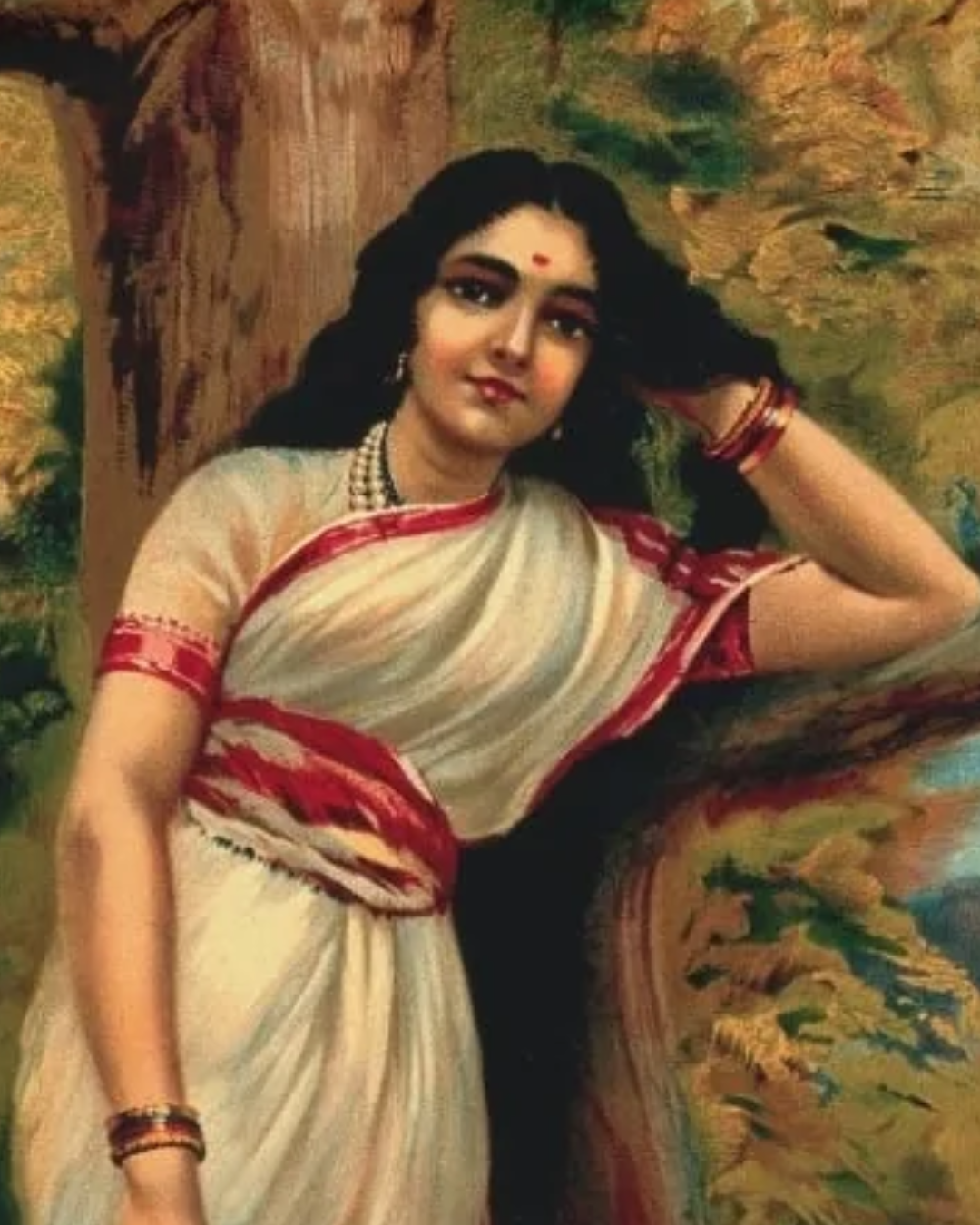 Raja Ravi Varma – "Ahalya": Redemption Through Divine Grace