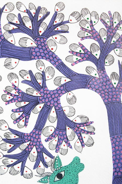 Rang Mriga Vana – "Forest of Chromatic Deer" Gond Art