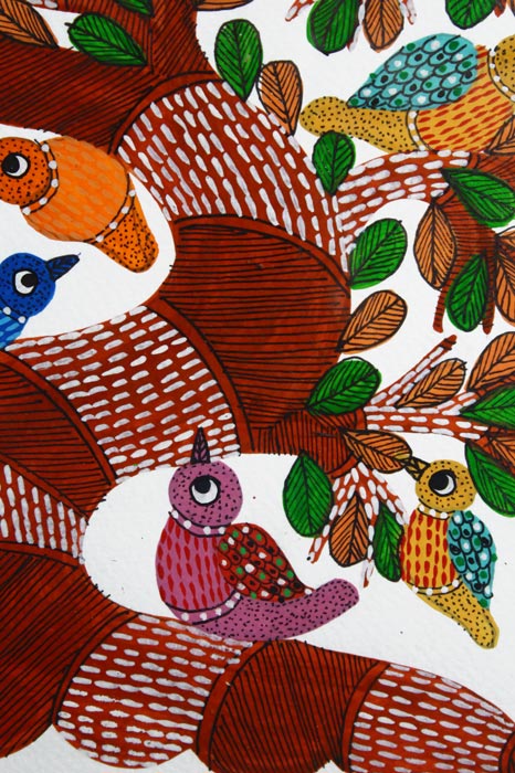 Sahaj Sangati – "Harmony in the Canopy" Gond Art