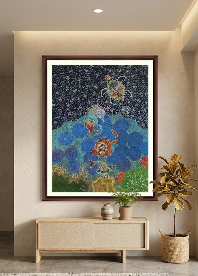 Samudra Kathā – “Deep Sea” Gond Art