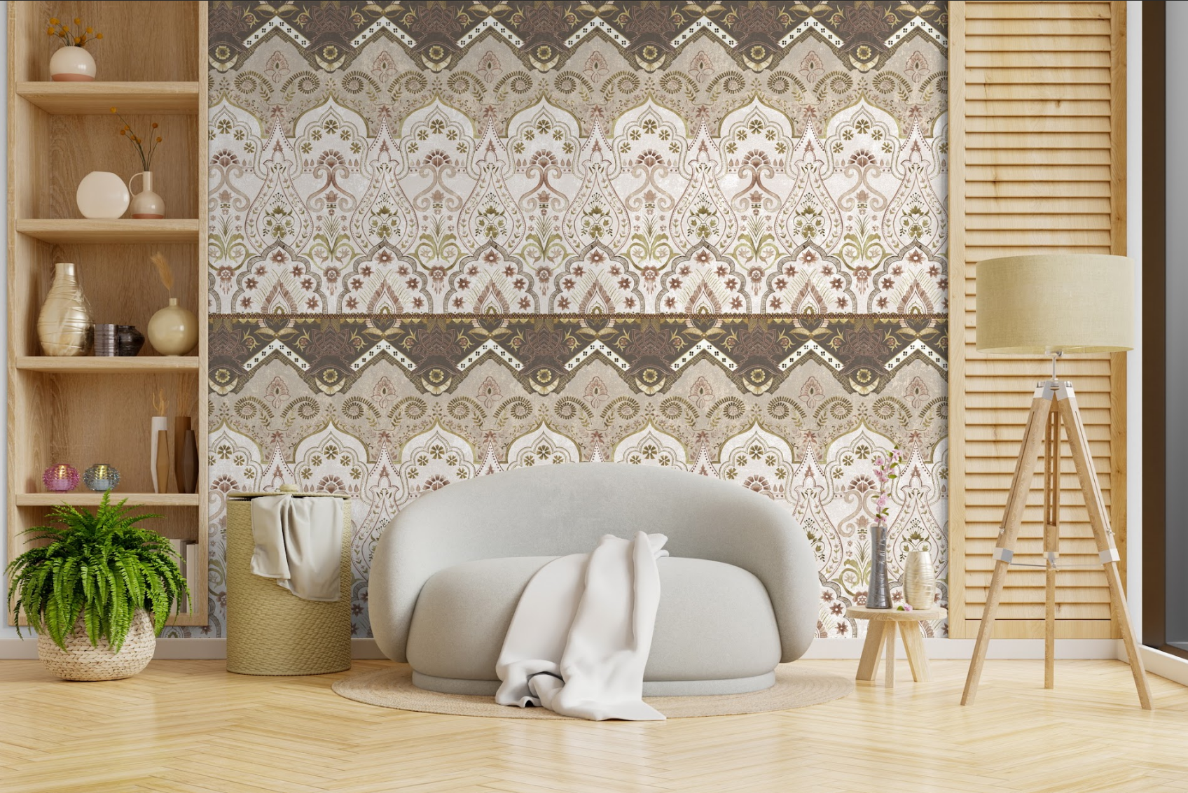 Timeless Motifs: “Butta” Wallpaper