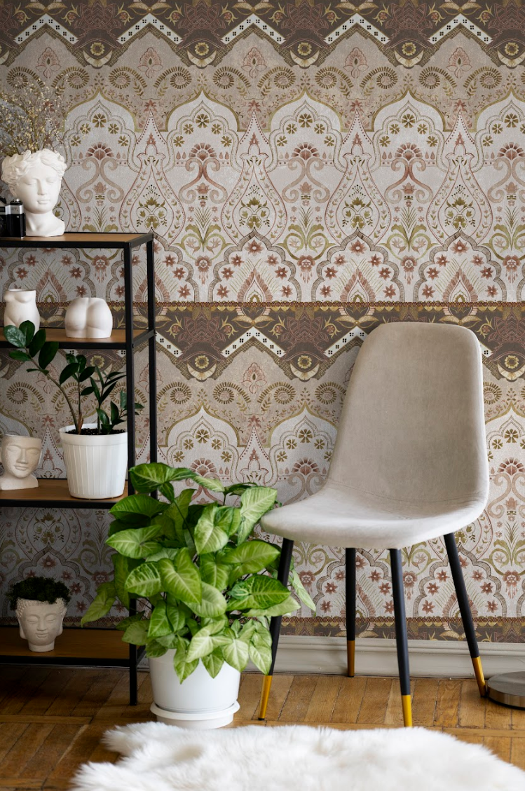 Timeless Motifs: “Butta” Wallpaper