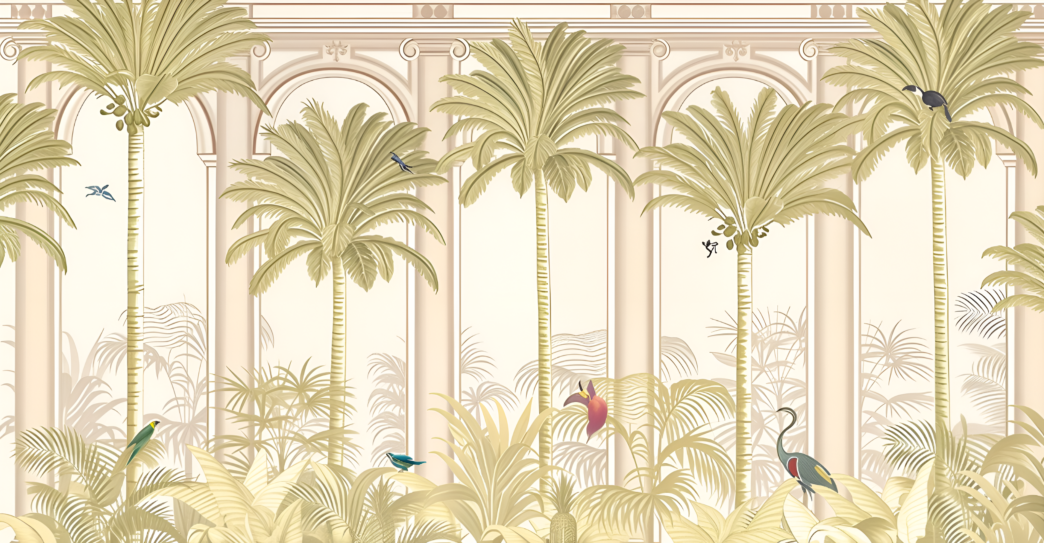 Malang Tropical wallpaper - Customized garden wallpaper buy now