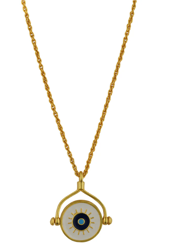 Protection Necklace with Evil Eye and Hamsa Hand