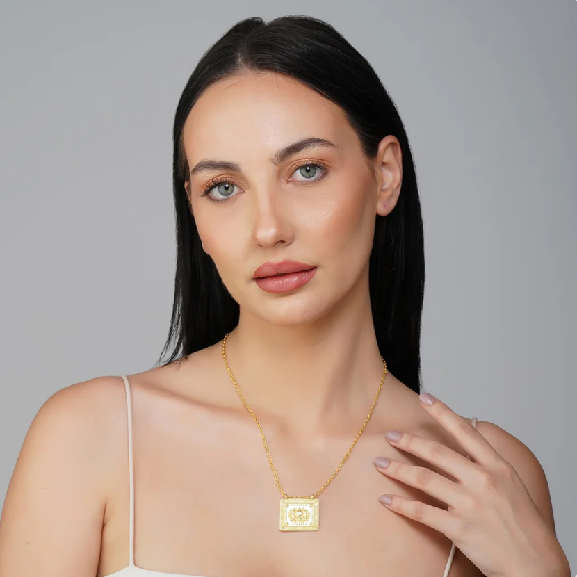 Beauty in Chaos Lotus Necklace