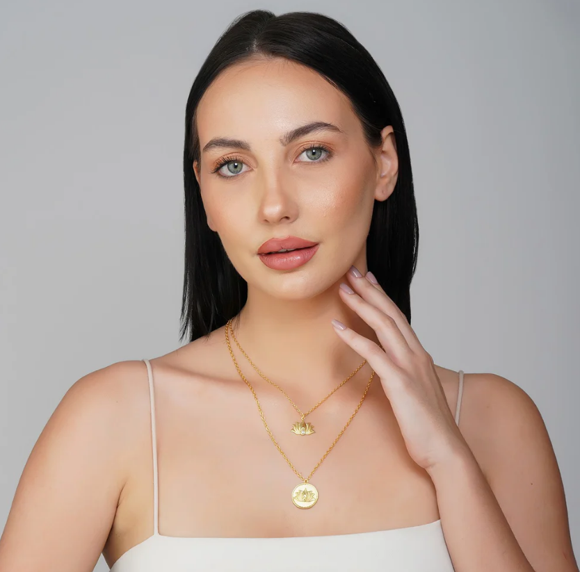 Emerging Beauty Lotus Necklace