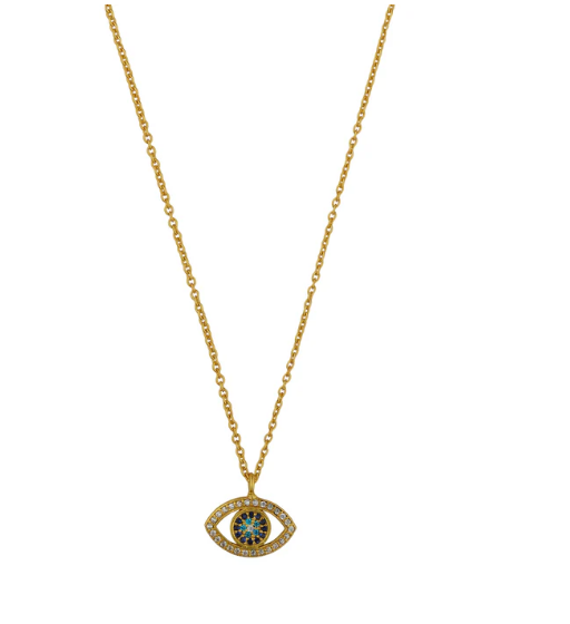 Sparkling Evil Eye Necklace