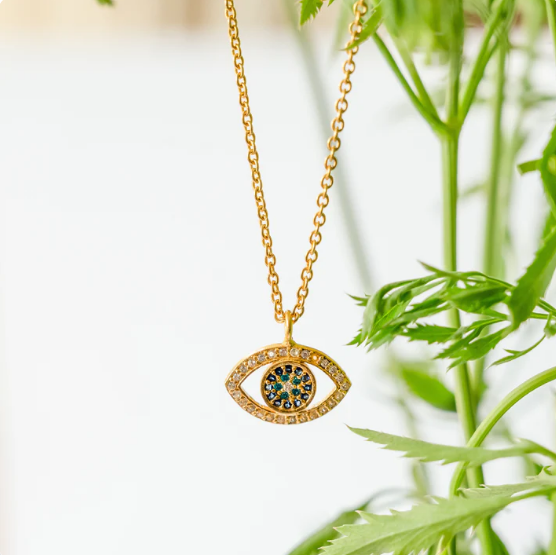 Sparkling Evil Eye Necklace
