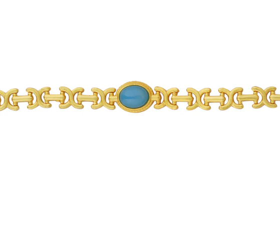 Blue Chalcedony Healing Bracelet for Peace