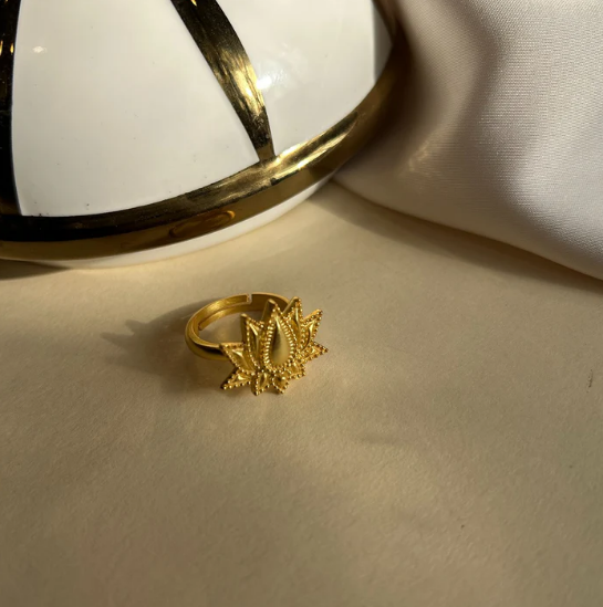 Rise to Shine Lotus Ring