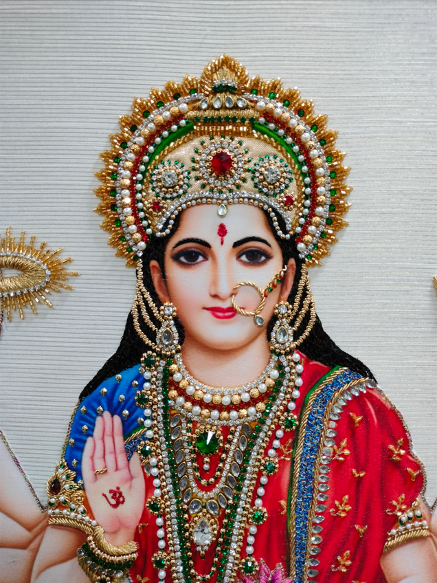 Amba Mata Durga Mata Tapestry