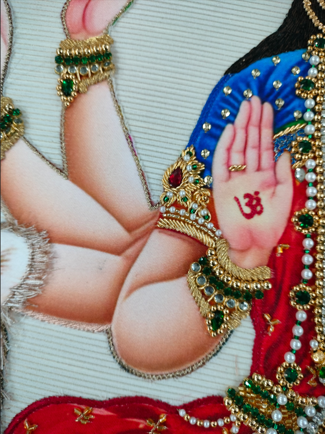 Amba Mata Durga Mata Tapestry