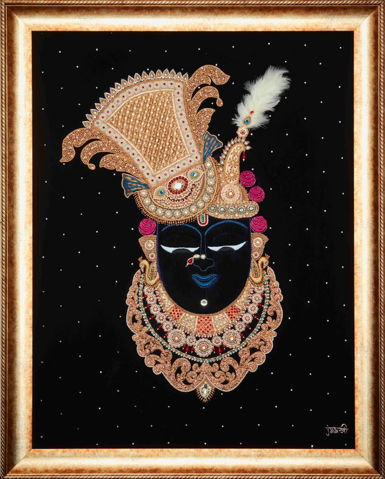 Bade Shree Ji Mukharvind Tapestry