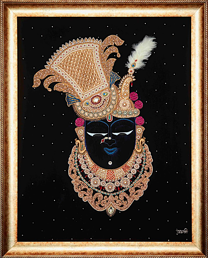Bade Shree Ji Mukharvind Tapestry