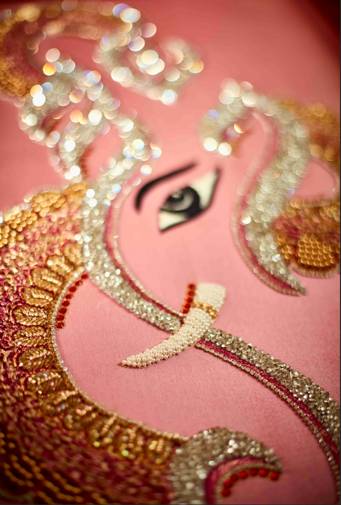 Ganeshji Abstract Tapestry