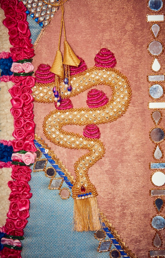 Shrinathji Sheesh Mahal Tapestry