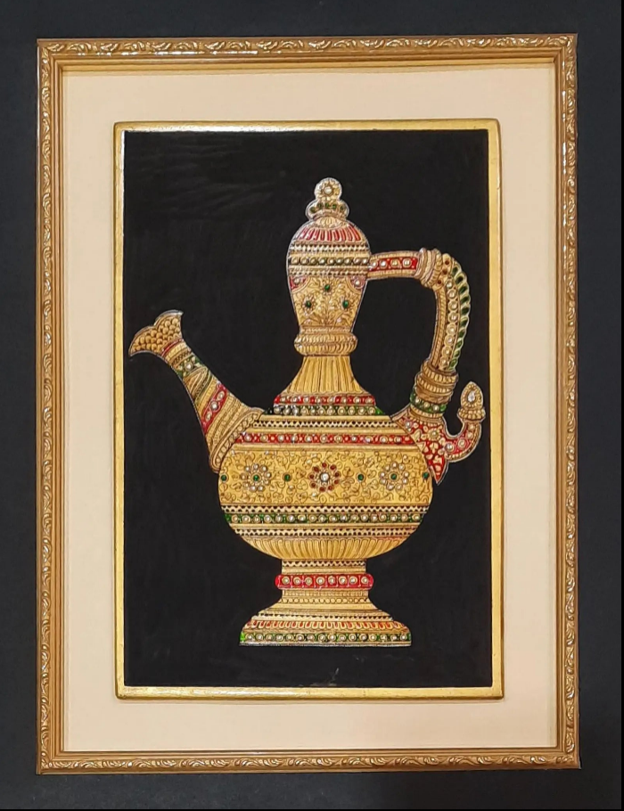 Grace & Guard: Surai and Dagger in the Rajasthani Miniature Tradition