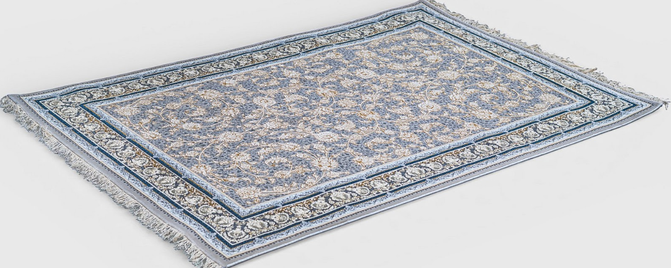 Afsaneh Silk All-Over Floral Carpet – Kashmiri Inspired Vine Weave