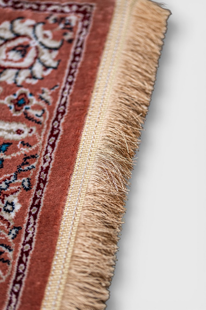 Zarbaft Patchwork Silk Rug – Kashmiri Inspired Panel Design