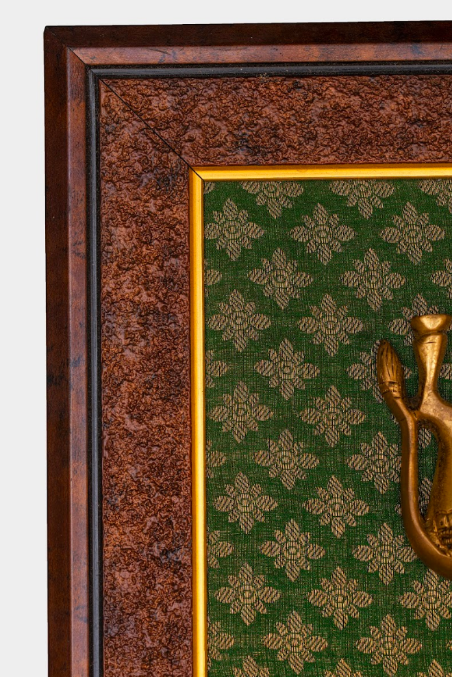 Brass Nandi Fabric Artwork