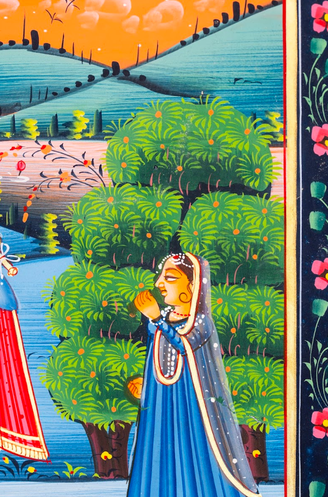 Twilight Tryst – A Rajput Courtship at Dusk